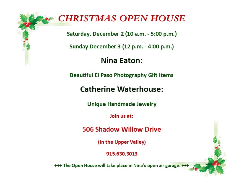Christmas Open House 2023 Nina Eaton Photography / Shadow Dog Designs Shadow Dog Designs